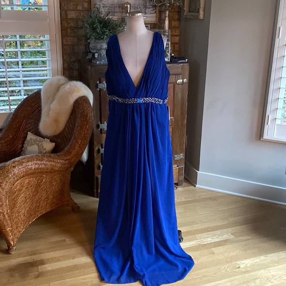 JJs House Dresses Jjs House Royal Blue Beaded Special Occasion